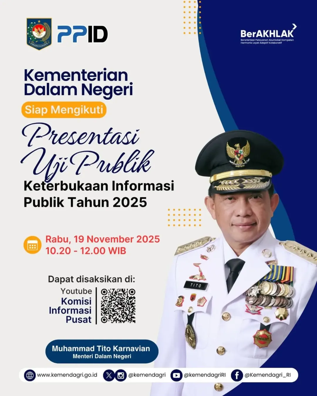 Kementerian Dalam Negeri Kembali Menunjukkan Komitmennya Dalam Keterbukaan Informasi Publik