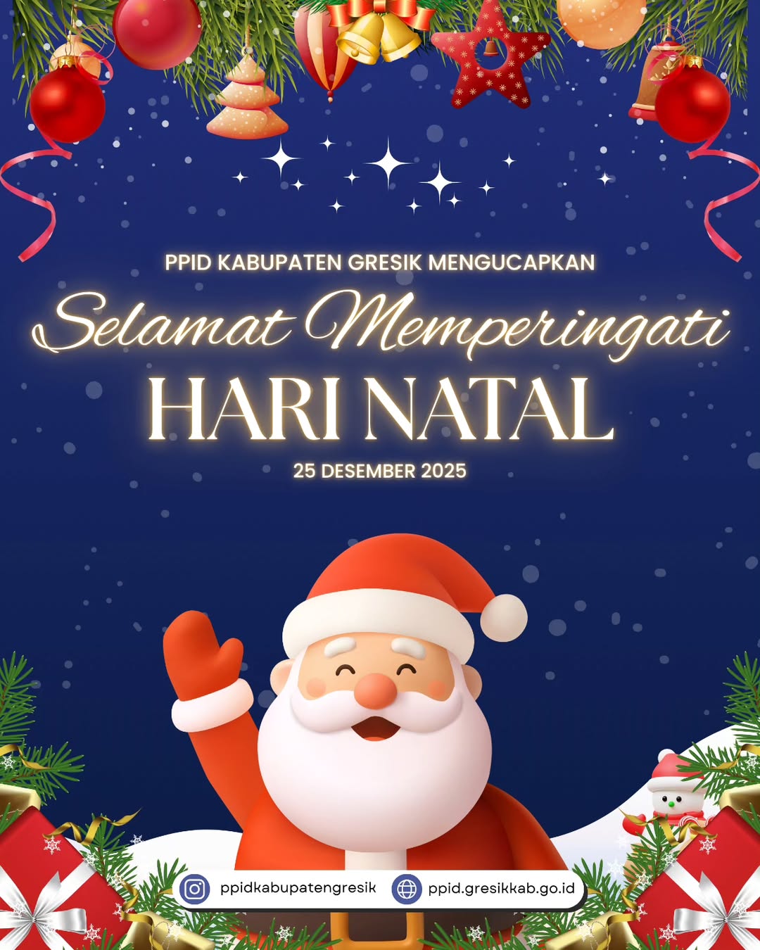 Selamat Memperingati Hari Natal Tahun 2025