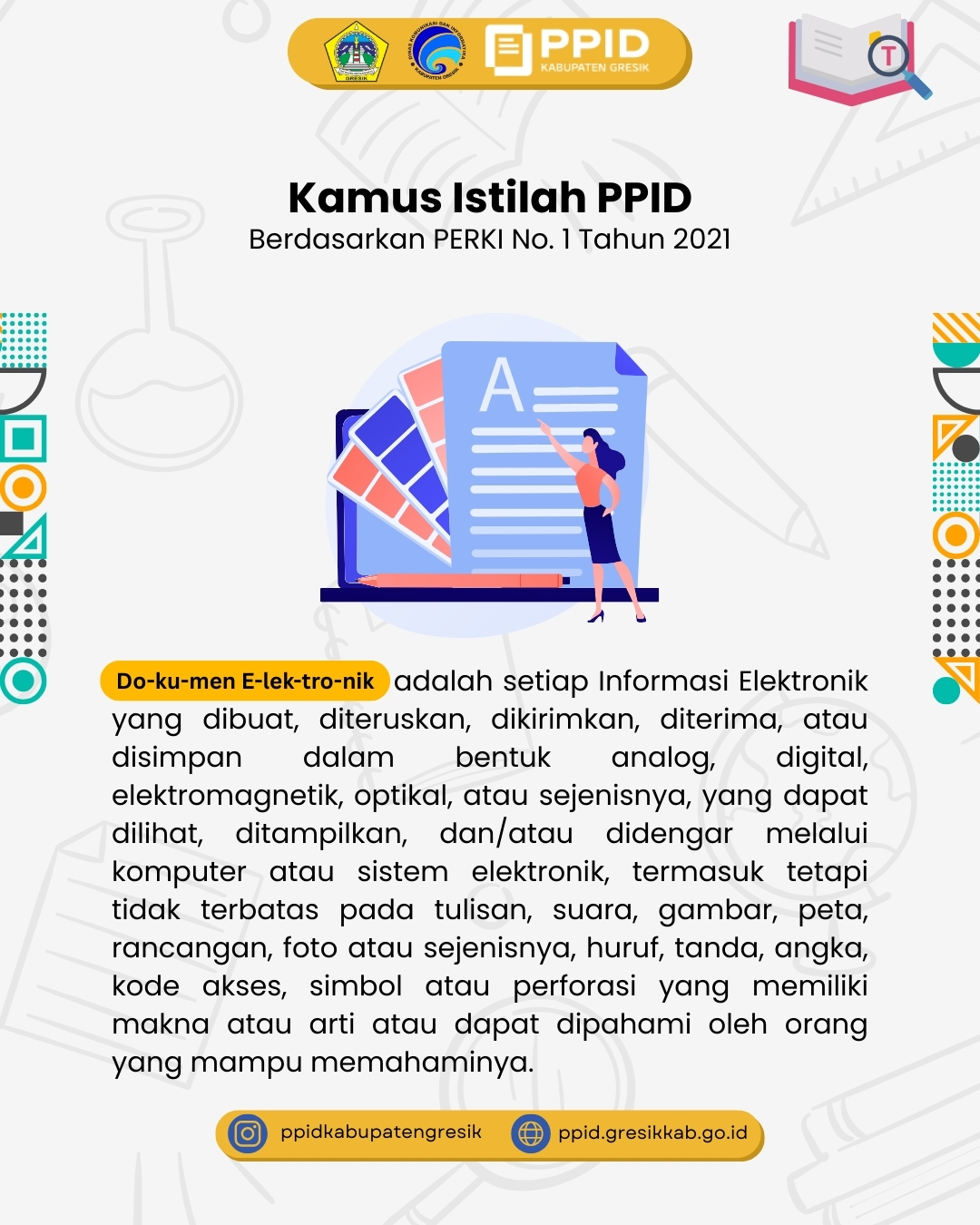 Kamus Istilah PPID: Dokumen Elektronik