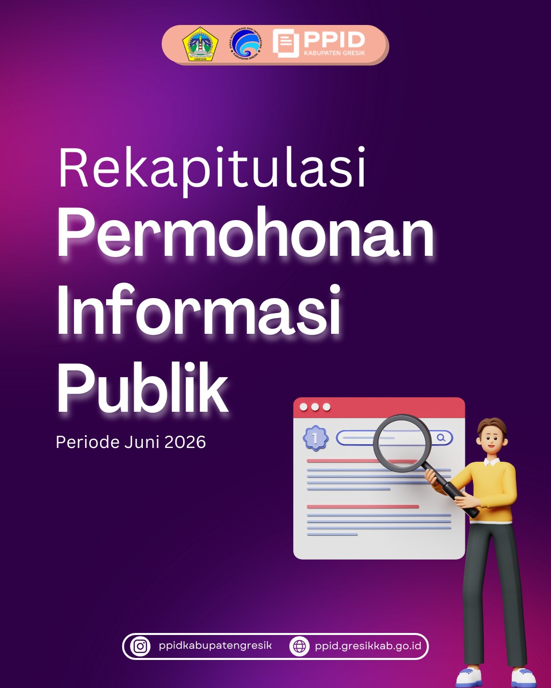Rekap Permohonan Informasi Publik – Juni 2026